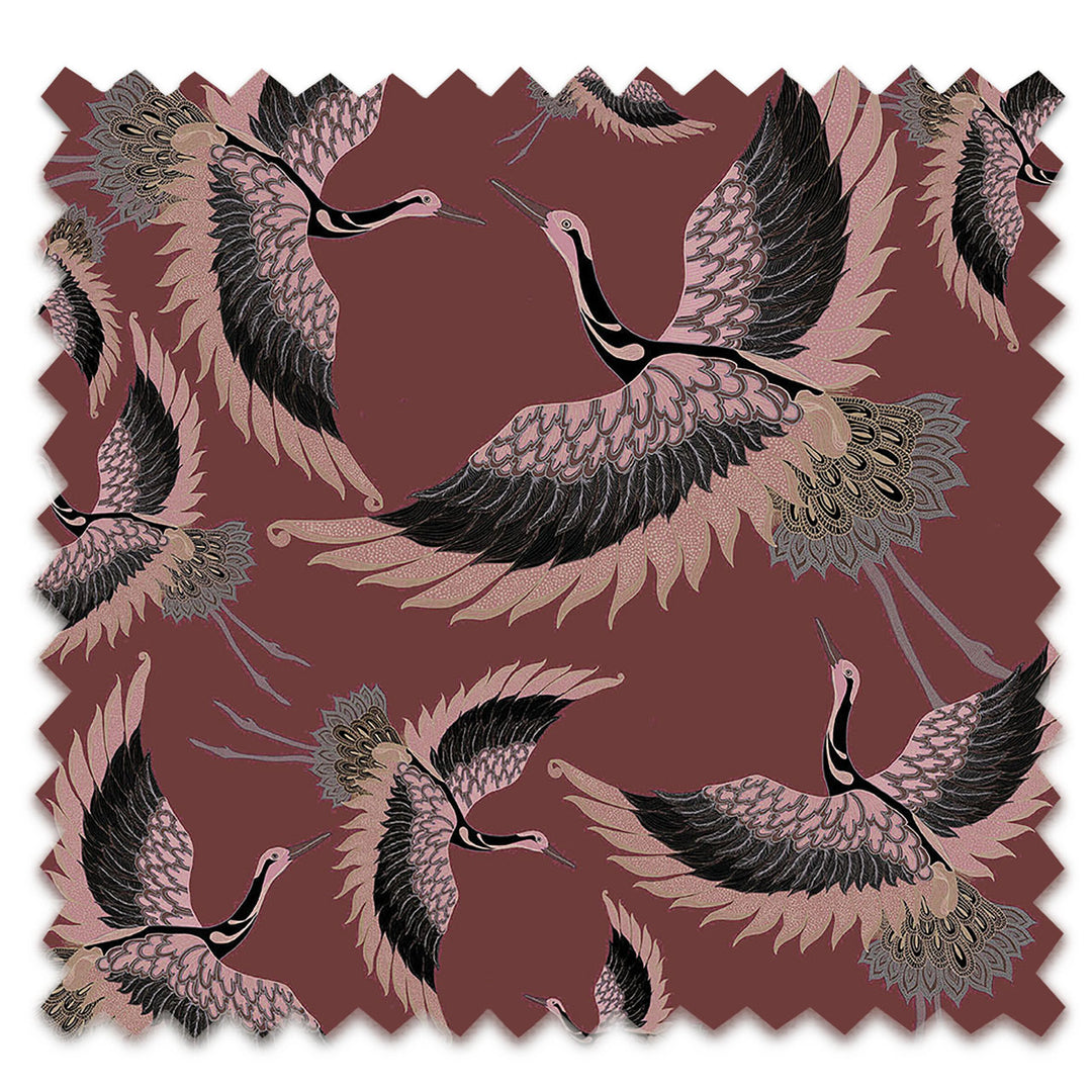 Pachamama Mahogany Velvet Fabric