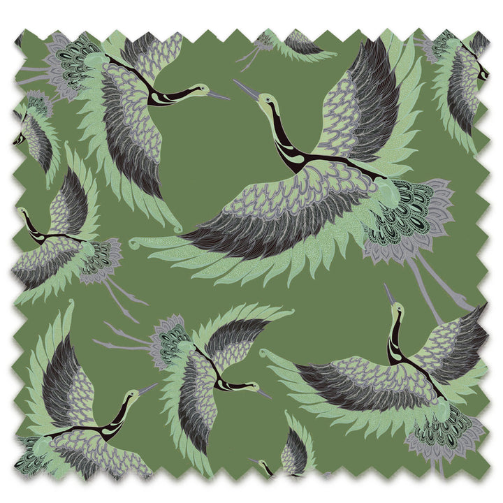 Pachamama Olive Velvet Fabric