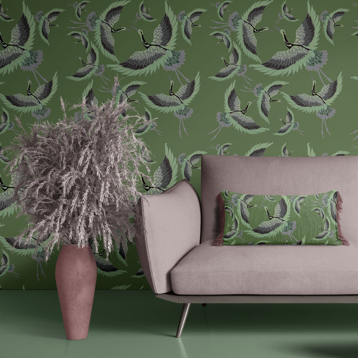 Pachamama Olive Wallpaper