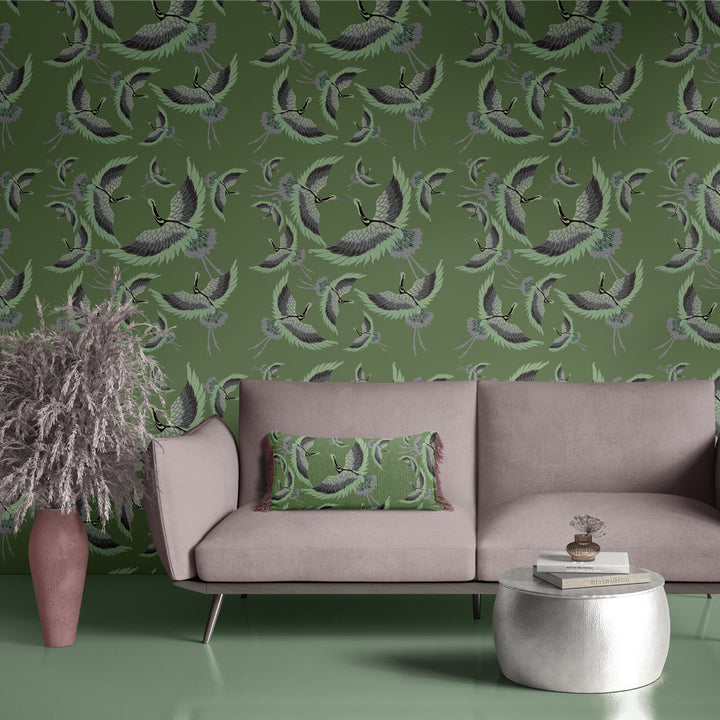 Pachamama Olive Wallpaper