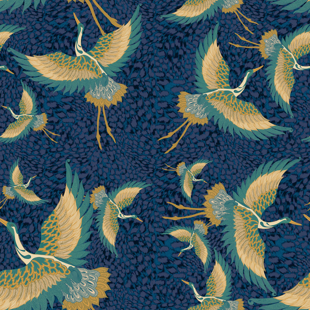 Pachamama Damson Wallpaper