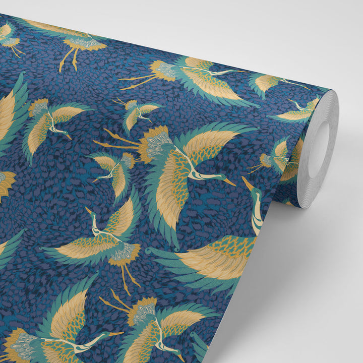 Pachamama Damson Wallpaper