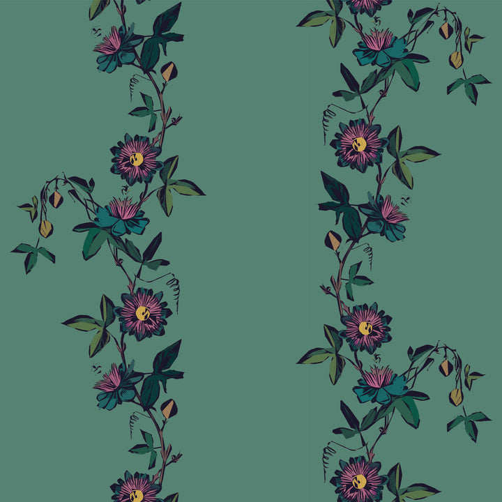 Passion Flower Leaf Wallpaper