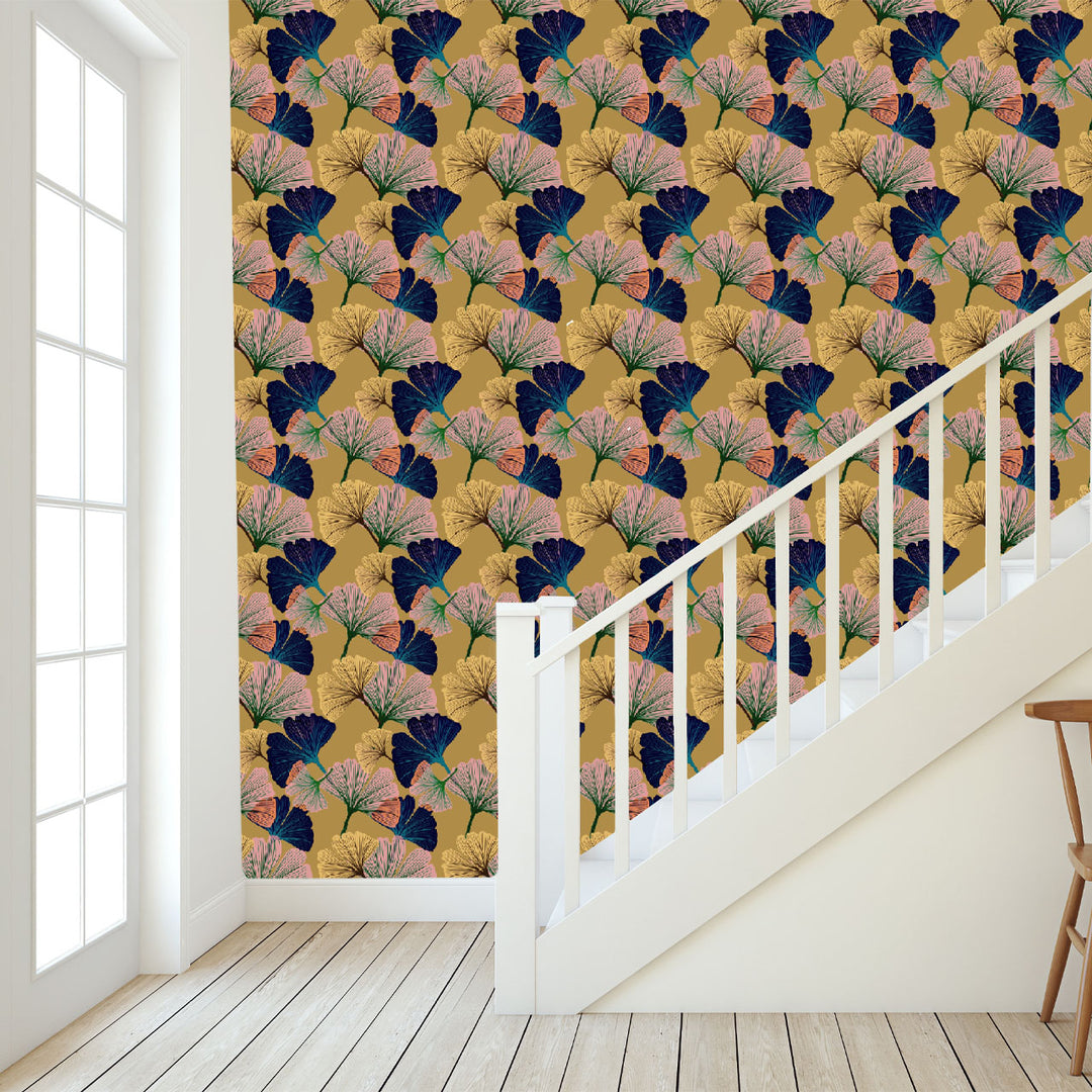 Ginkgo Buttercup Wallpaper