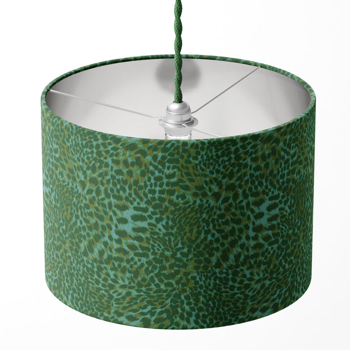 Leopard Apple Drum Lampshade