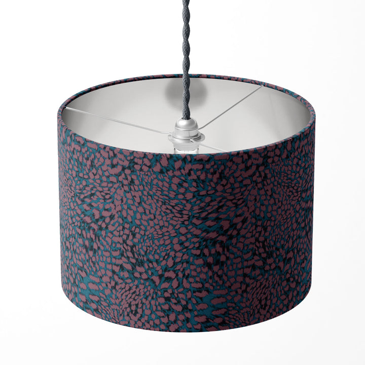 Leopard Berry Drum Lampshade