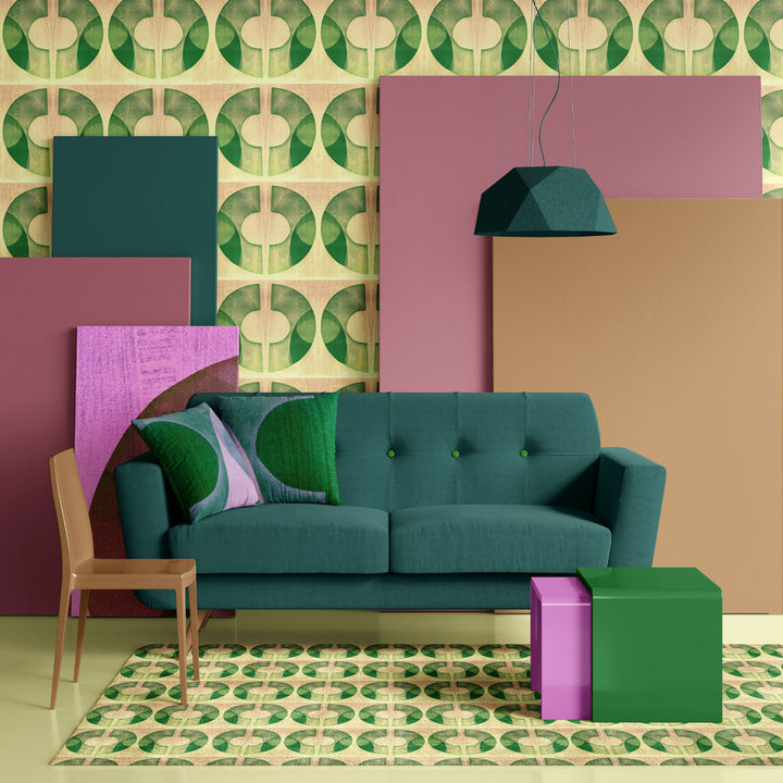 Bouclé Lemon Wallpaper