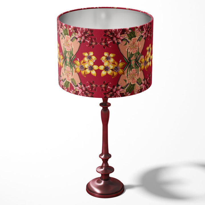 Hampi Cherry Drum Lampshade