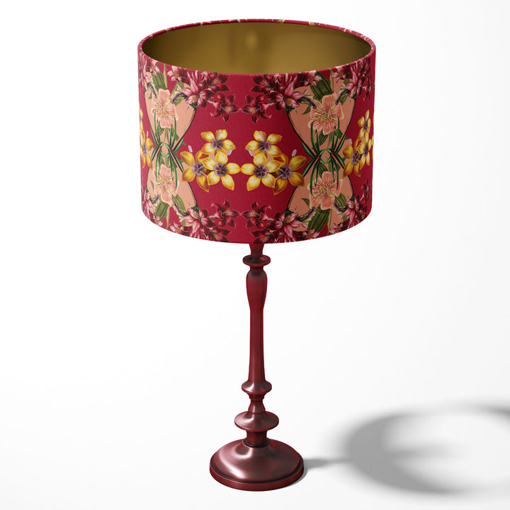 Hampi Cherry Drum Lampshade