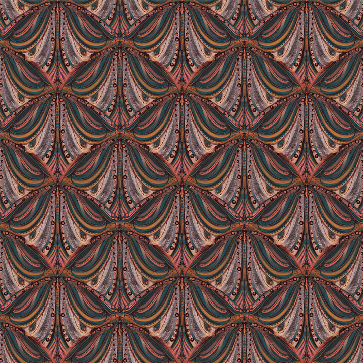 Mumbai Deco Cinnamon Wallpaper