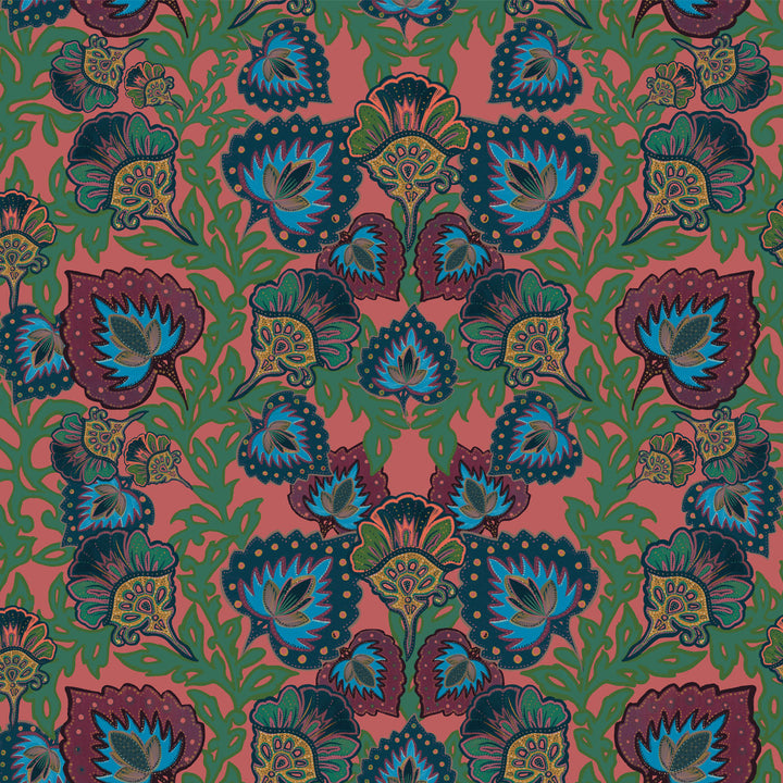 Garden of India Coral Cushion