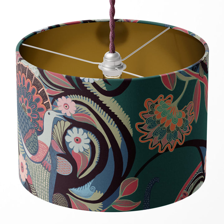 Phoenix Fern Drum Lampshade