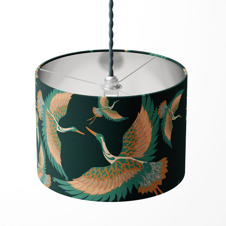 Pachamama Forest Drum Lampshade