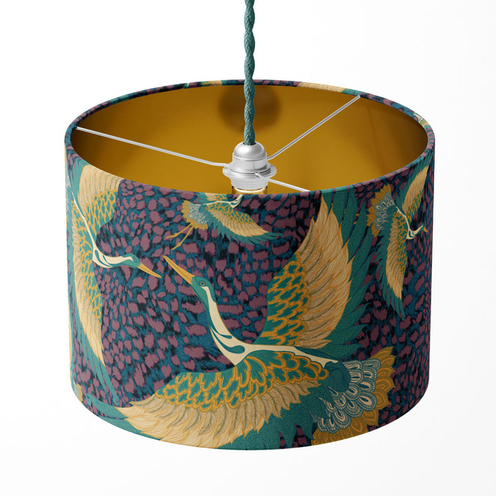 Pachamama Berry Drum Lampshade