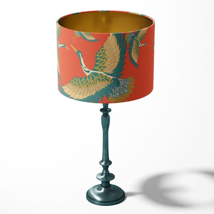 Pachamama Coral Drum Lampshade