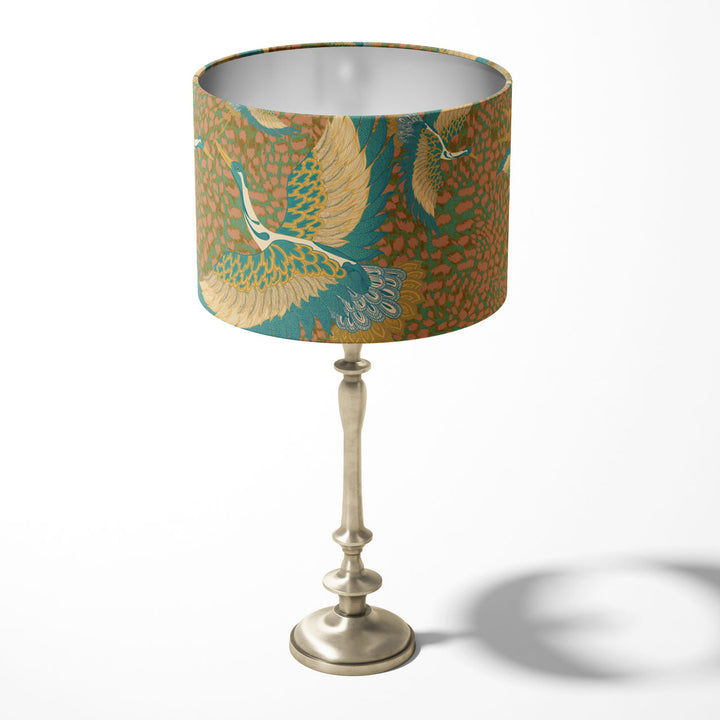 Pachamama Peach Drum Lampshade