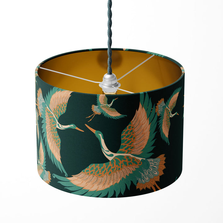 Pachamama Forest Drum Lampshade