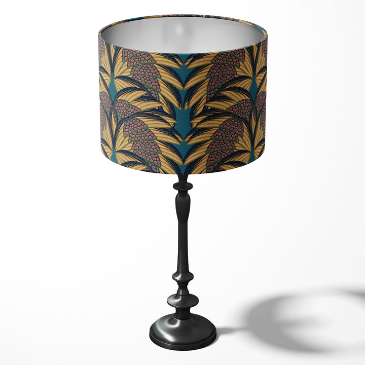 Plume Indigo Drum Lampshade