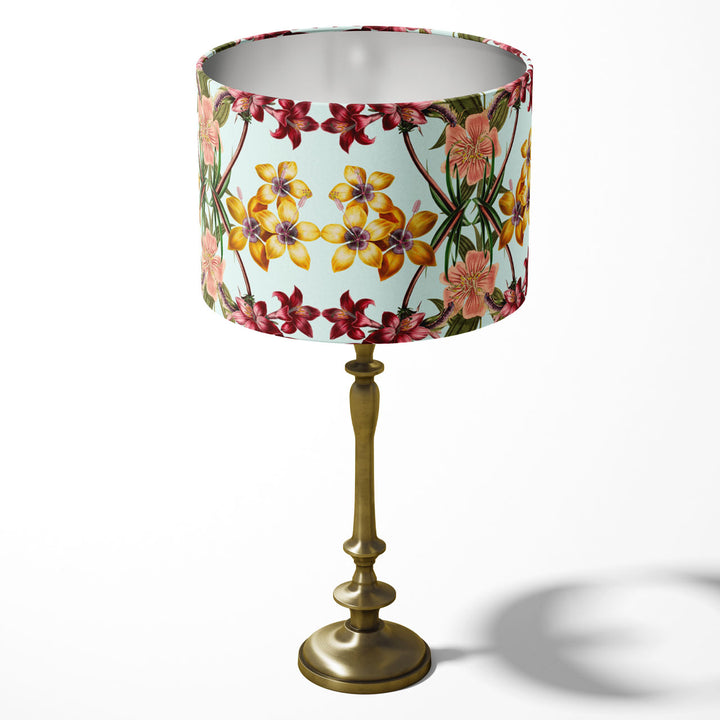 Hampi Mint Drum Lampshade