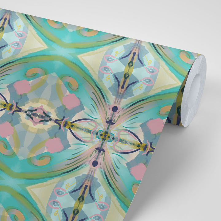 Franny Sorbet Wallpaper Sample