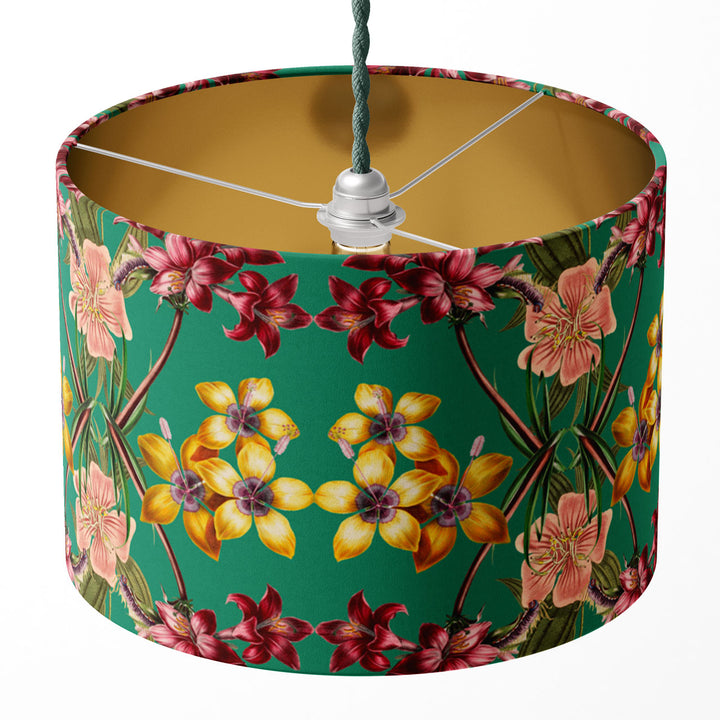 Hampi Emerald Drum Lampshade