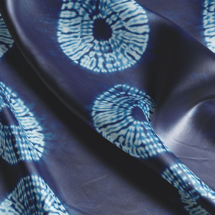 Indigo Nui Tear Drop Velvet Fabric