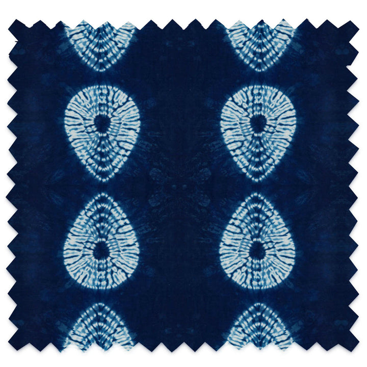Indigo Nui Tear Drop Velvet Fabric Sample