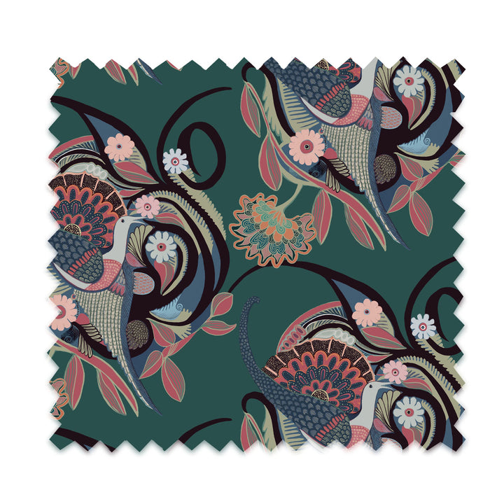 Phoenix Fern Linen Fabric