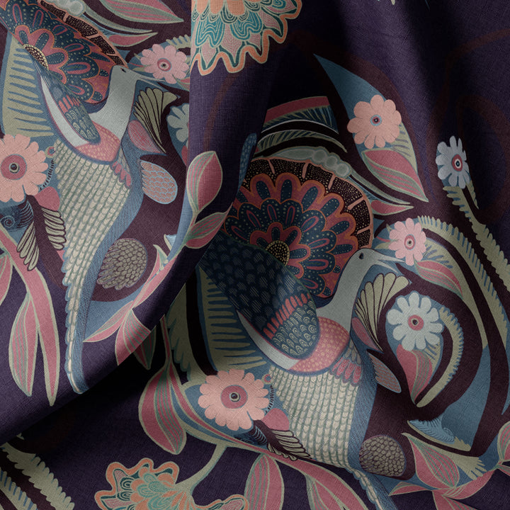 Phoenix Ink Linen Fabric