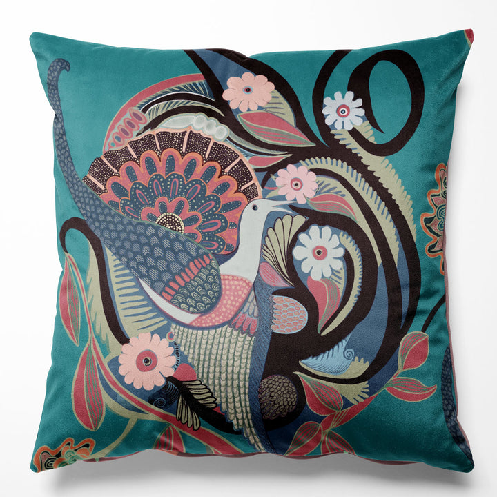 Phoenix Turquoise Cushion