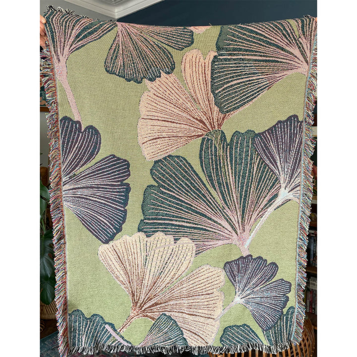 Ginkgo Rosy Blanket
