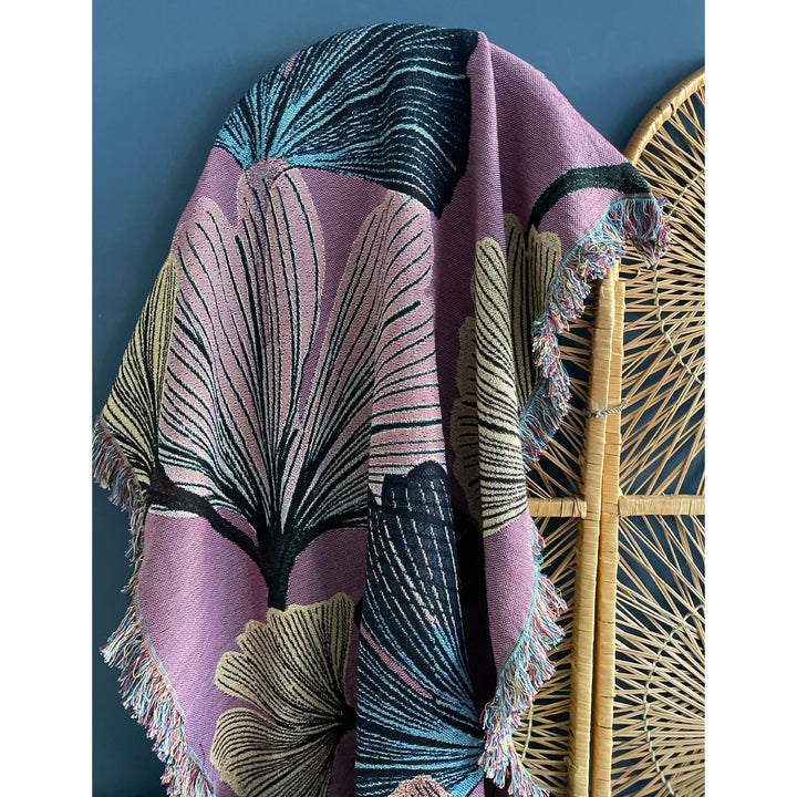 Ginkgo Rosy Blanket