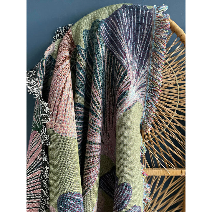 Ginkgo Rosy Blanket