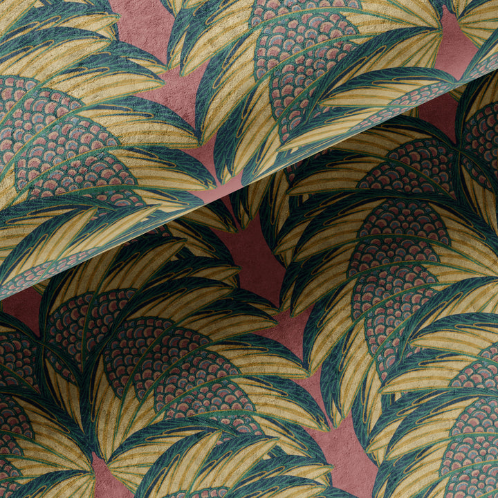 Plume Rose Velvet Fabric