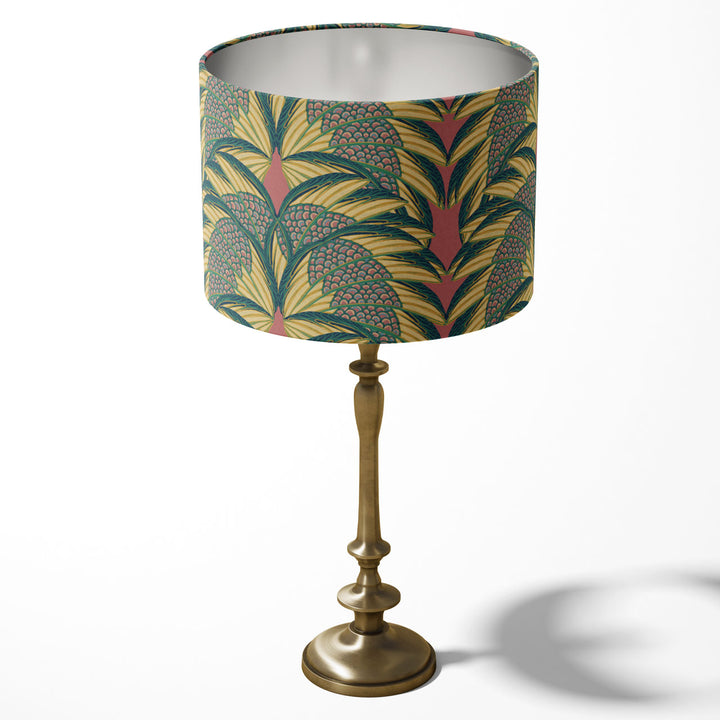 Plume Rose Drum Lampshade