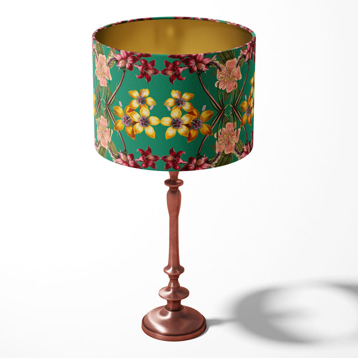 Hampi Emerald Drum Lampshade