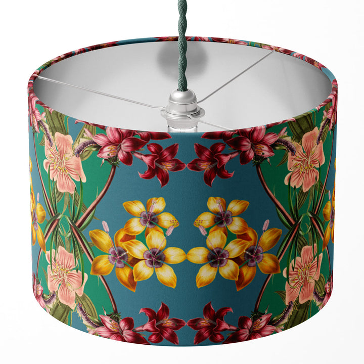 Hampi Sapphire Drum Lampshade