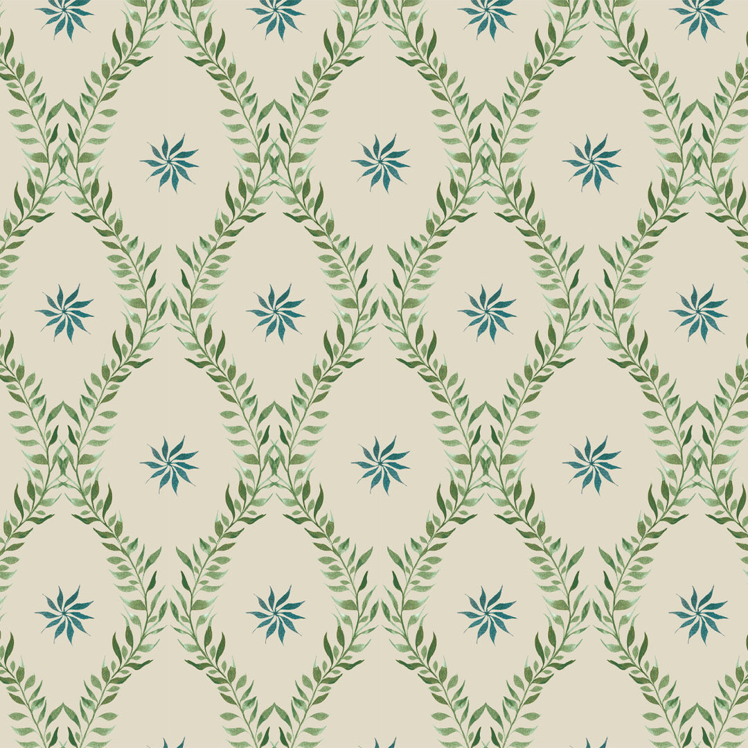 Belle Sage Green Wallpaper