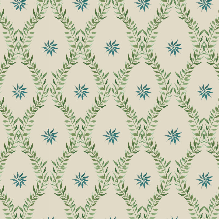 Belle Sage Green Wallpaper