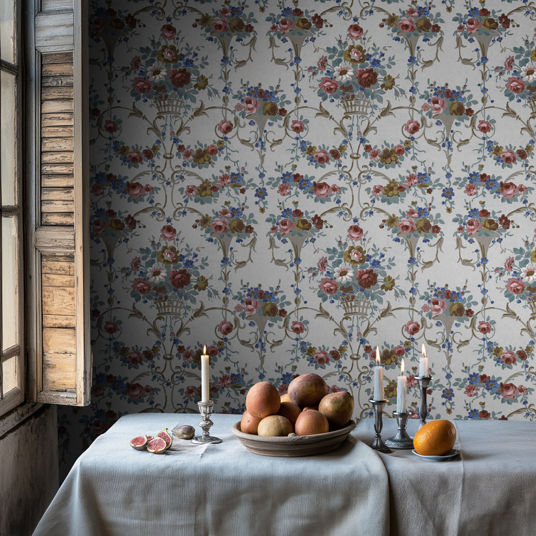 Bouquet Claret Wallpaper