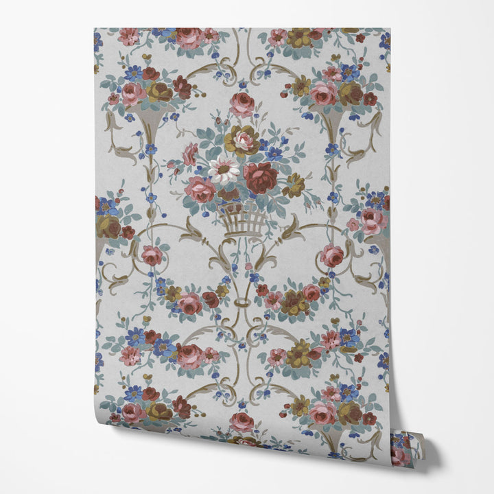 Bouquet Claret Wallpaper
