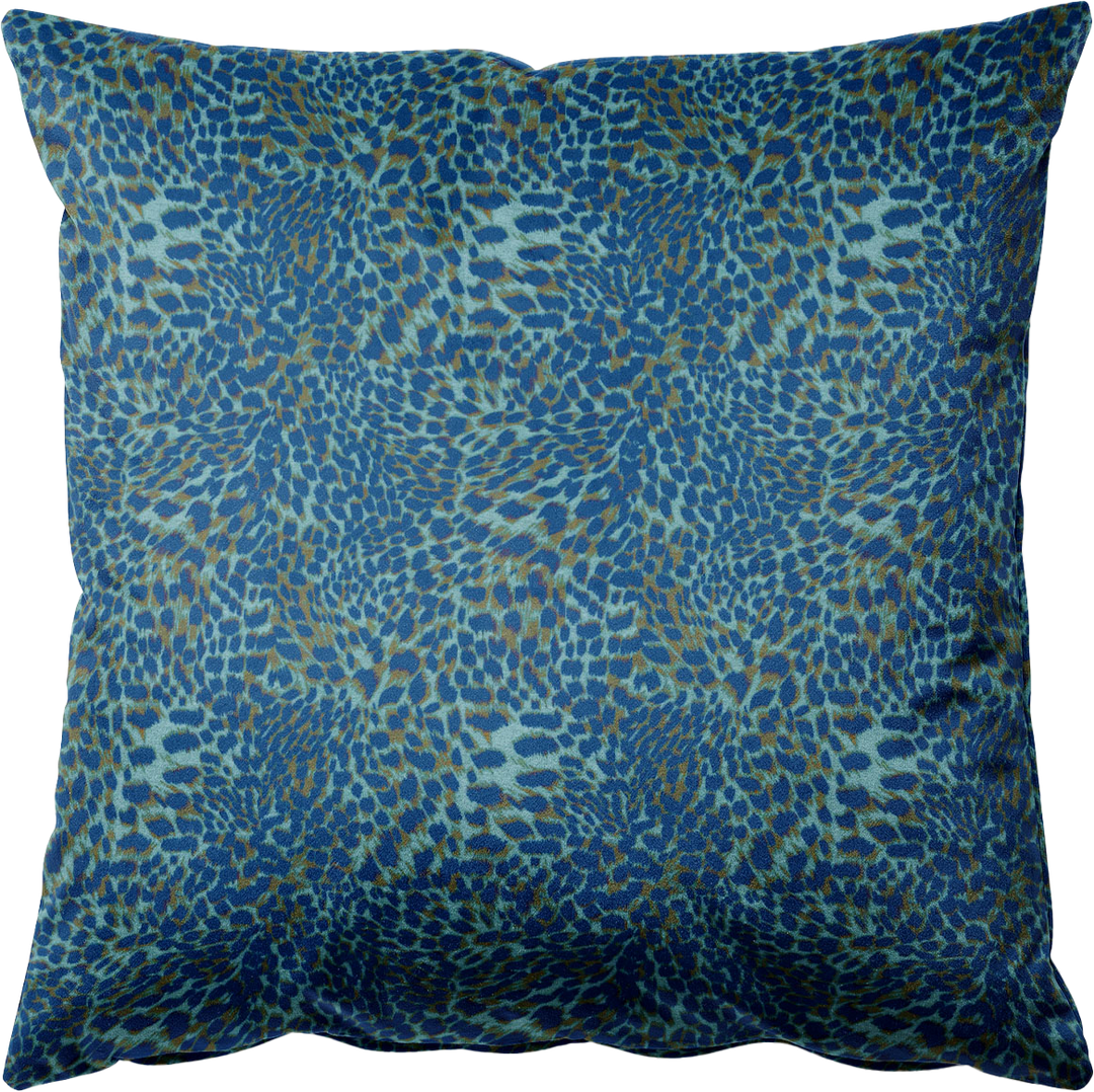 Leopard Blueberry Crush Velvet Cushion