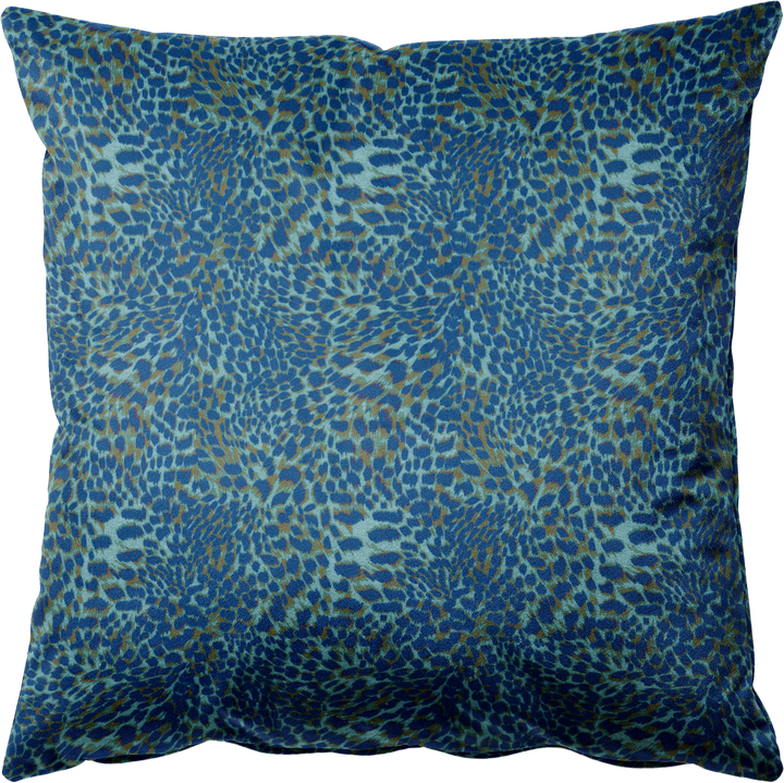 Leopard Blueberry Crush Velvet Cushion