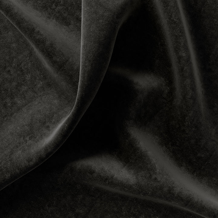 Plain Eco Recycled Velvet Charcoal