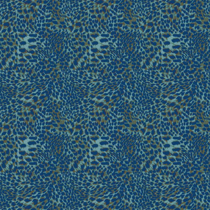 Leopard Blueberry Crush Wallpaper Sample