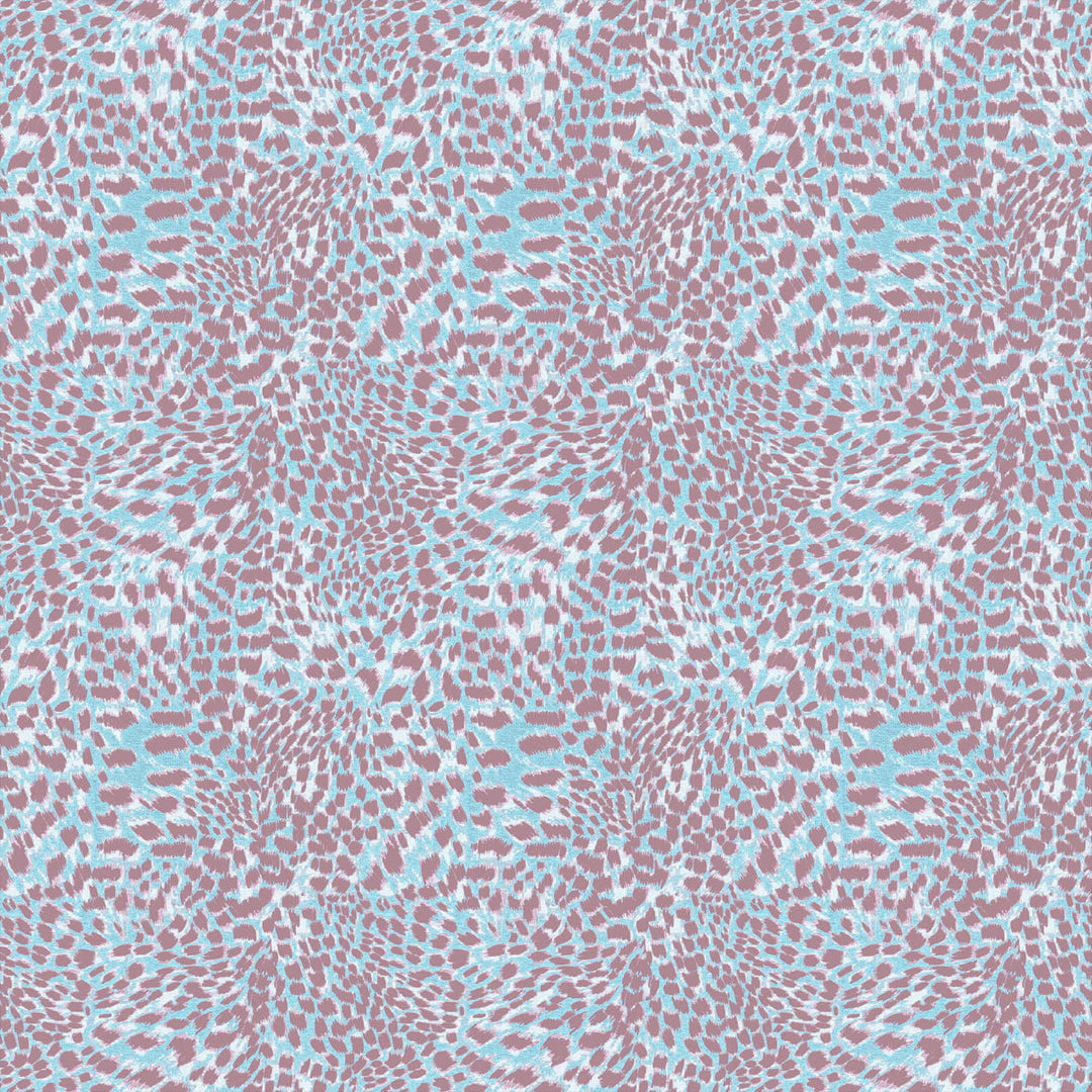 Leopard Ice Blue Wallpaper Sample