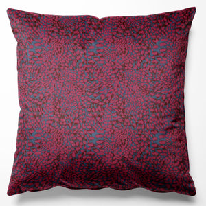 Leopard Magenta Crush Velvet Cushion