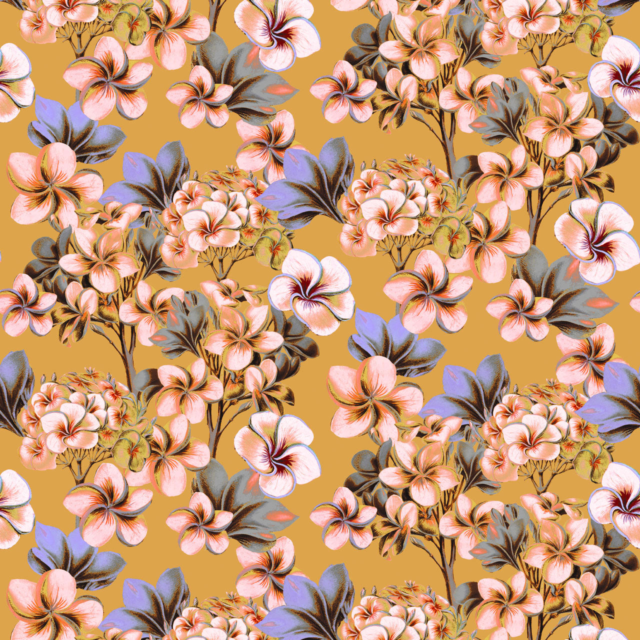 Les Fleurs Honey Wallpaper
