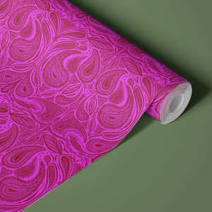Margaux Fuchsia Wallpaper