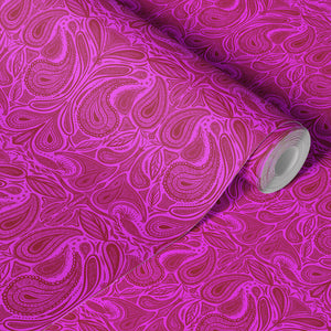 Margaux Fuchsia Wallpaper Sample